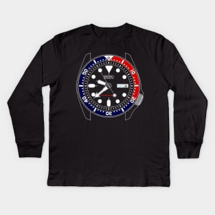 Seiko Pepsi Skx Automatic Watch Kids Long Sleeve T-Shirt